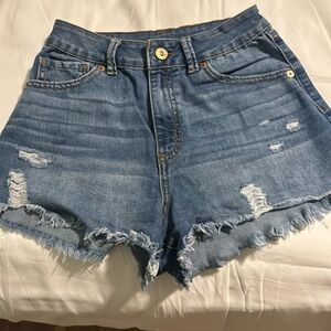 Denim shorts, size 3, good condition